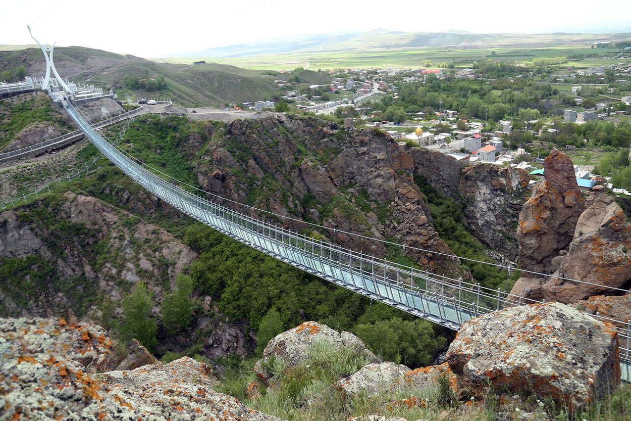 تامین بتن پل معلق هیر اردبیل